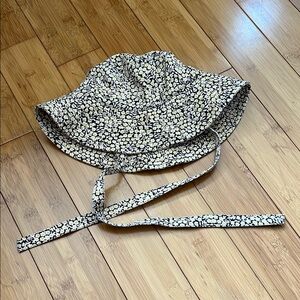 And other stories Floral Bucket Hat with tie Straps